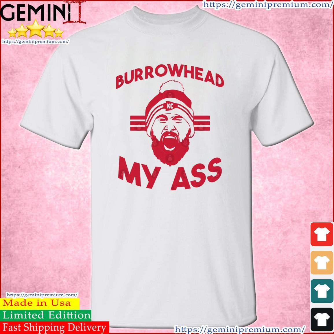 TeeShirtPalace Funny Burrowhead My Ass Meme Kansas City Mesh Reversible Basketball Jersey Tank