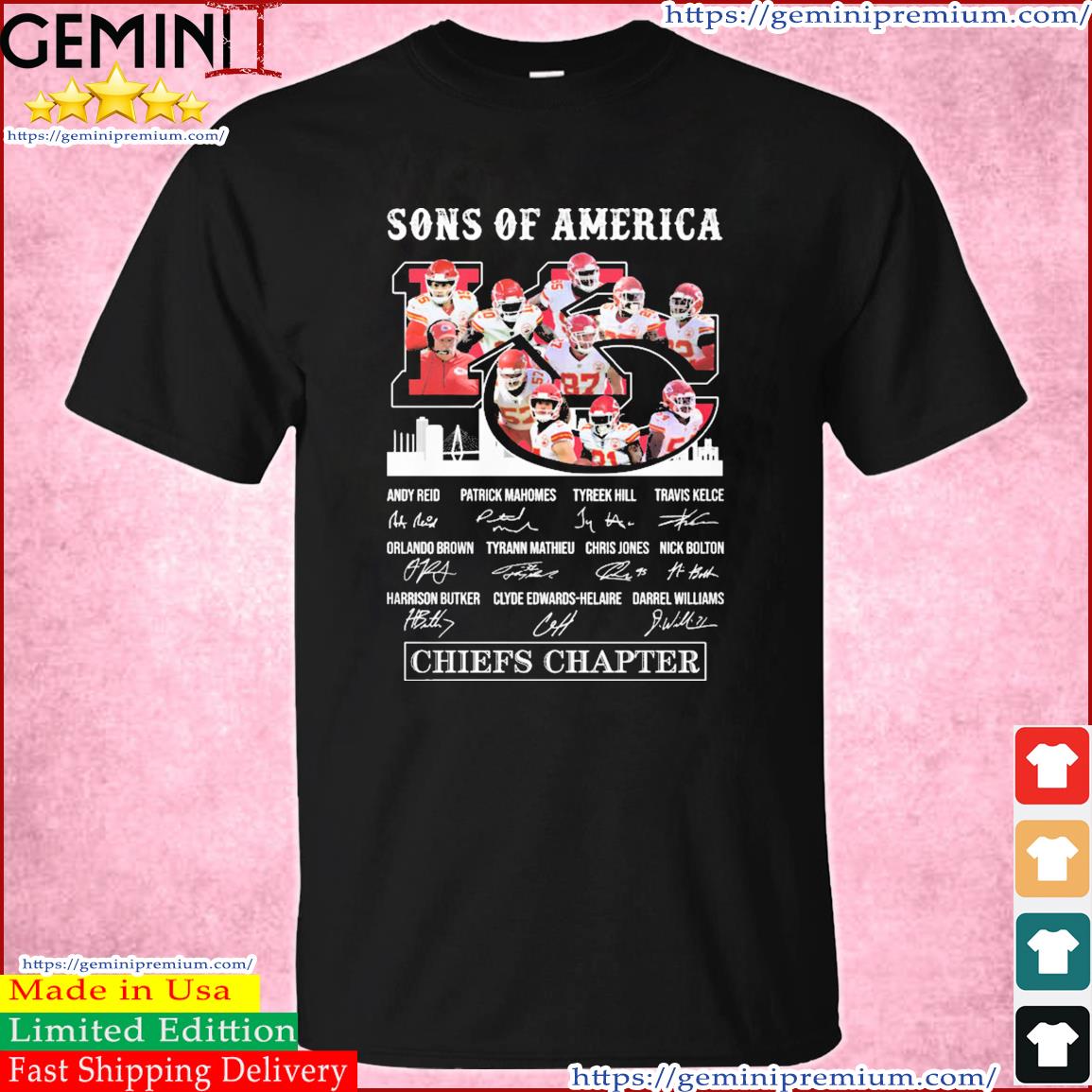 Chiefs Chapter Sons Of America Signature Shirt