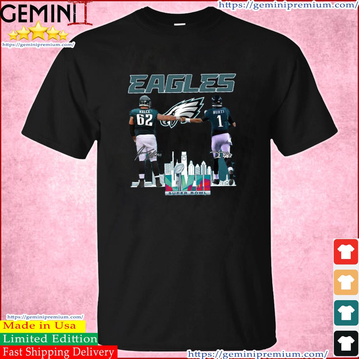 Eagles Kelce 62 Ii Rts1 Signature Super Bowl Shirt
