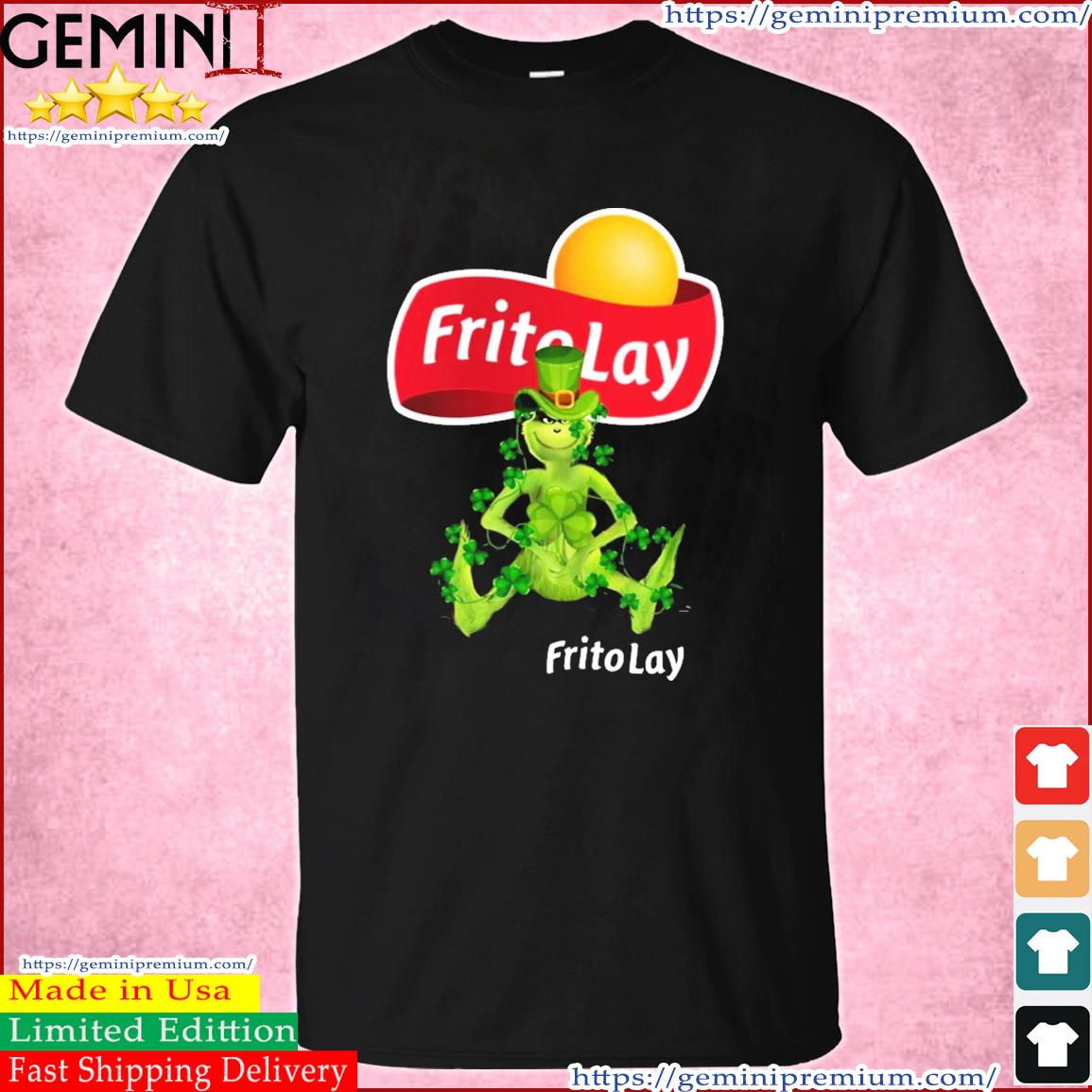 Grinch And Frito Lay Logo St Patrick's Day Shirt