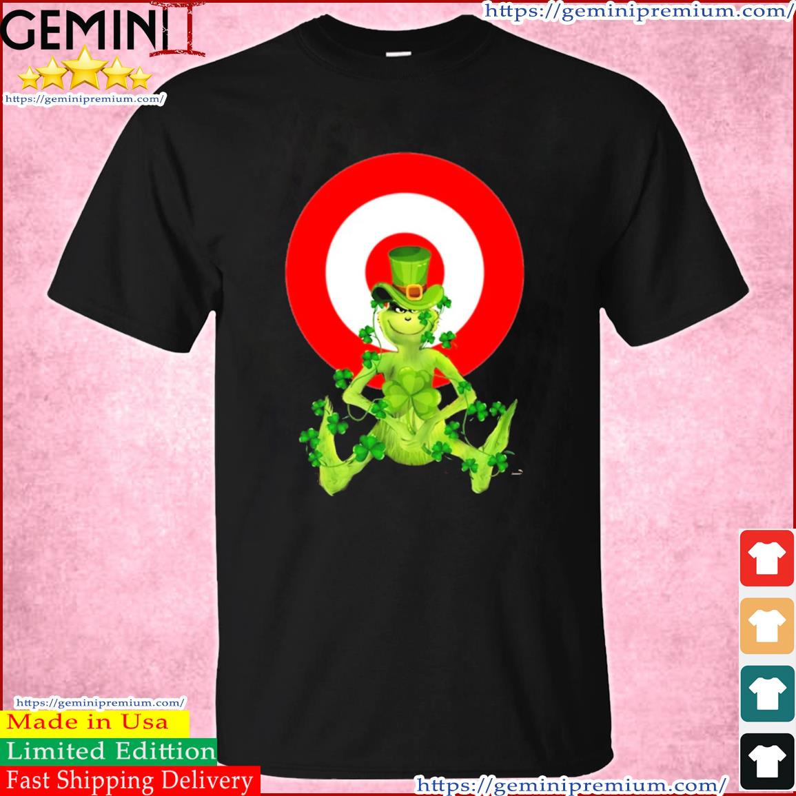 Grinch And Target Logo St Patrick's Day Shirt