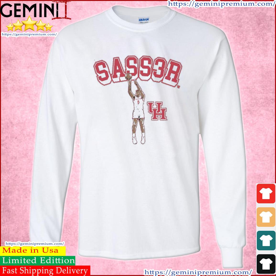 Houston Basketball Marcus Sasser SASS3R Shirt Long Sleeve Tee
