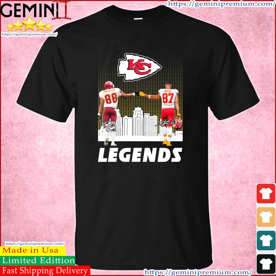 Kansas City Chiefs Gonzalez 88 Kelce 87 City Signature Legends Shirt