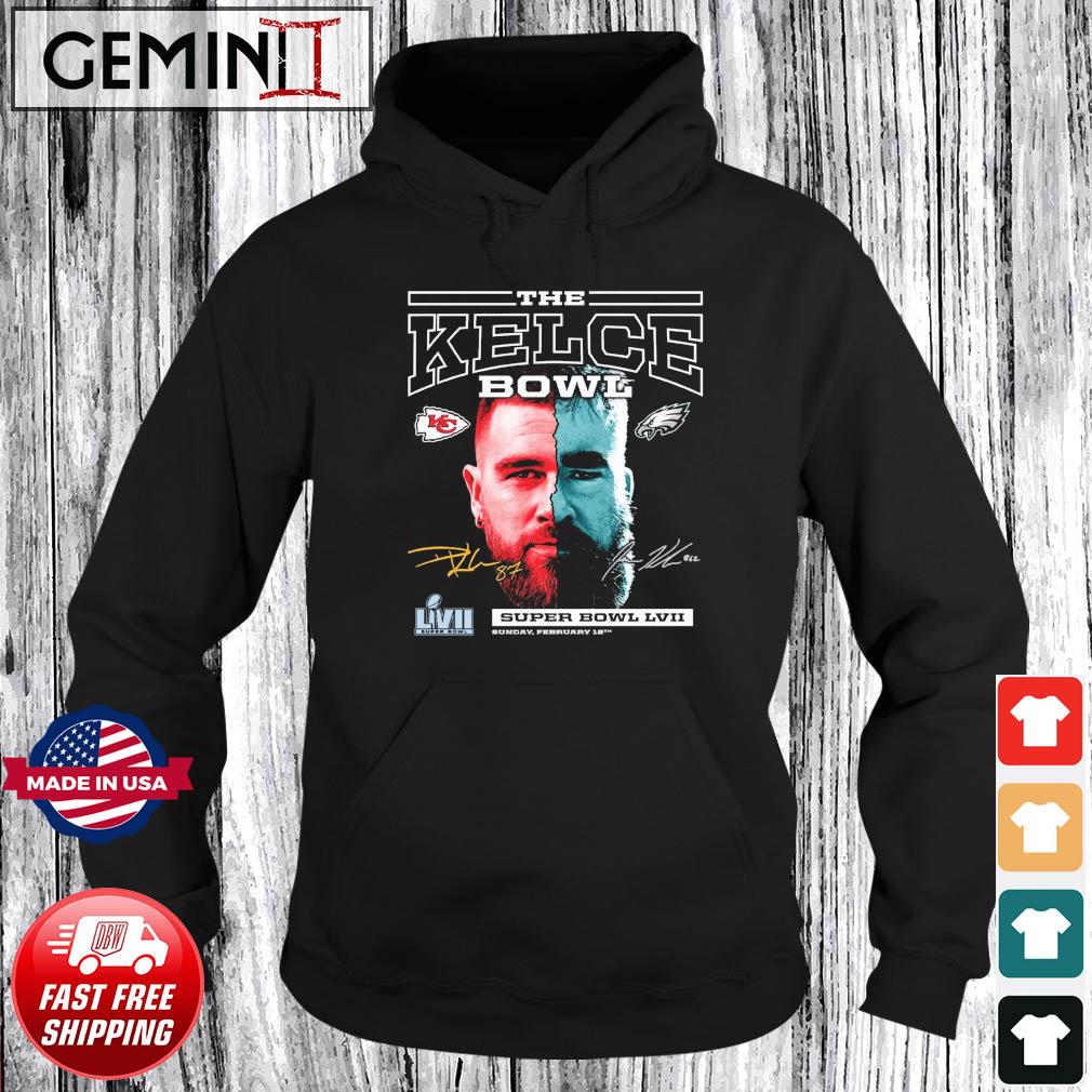 Kansas City Chiefs vs. Philadelphia Eagles Super Bowl LVII Matchup The Kelce Bowl T-Shirt Hoodie