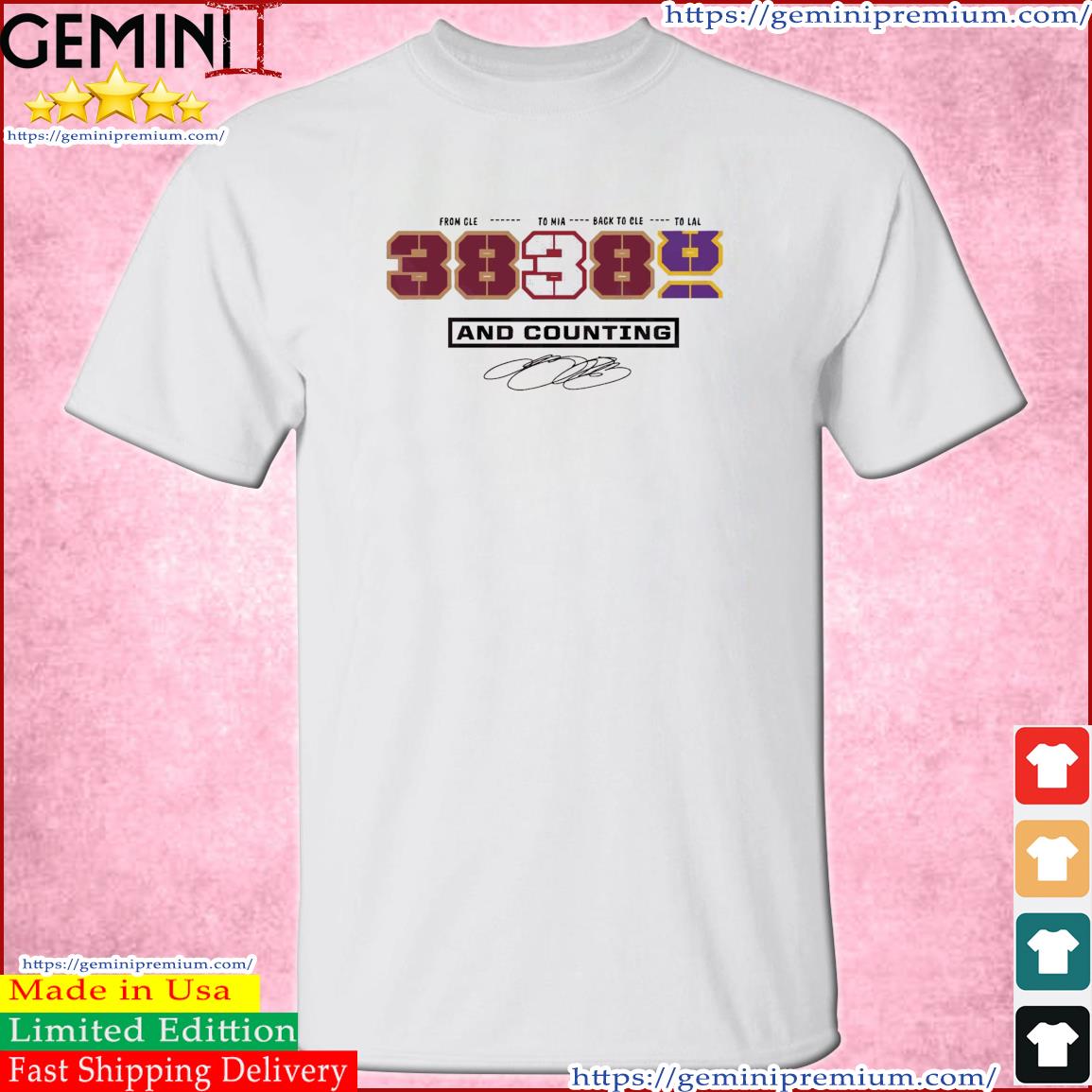 LeBron James Basketball All Time Scoring Record Shirt