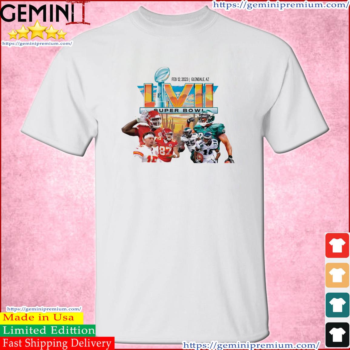 Philadelphia Eagles Kansas City Chiefs Championship LVII Shirt