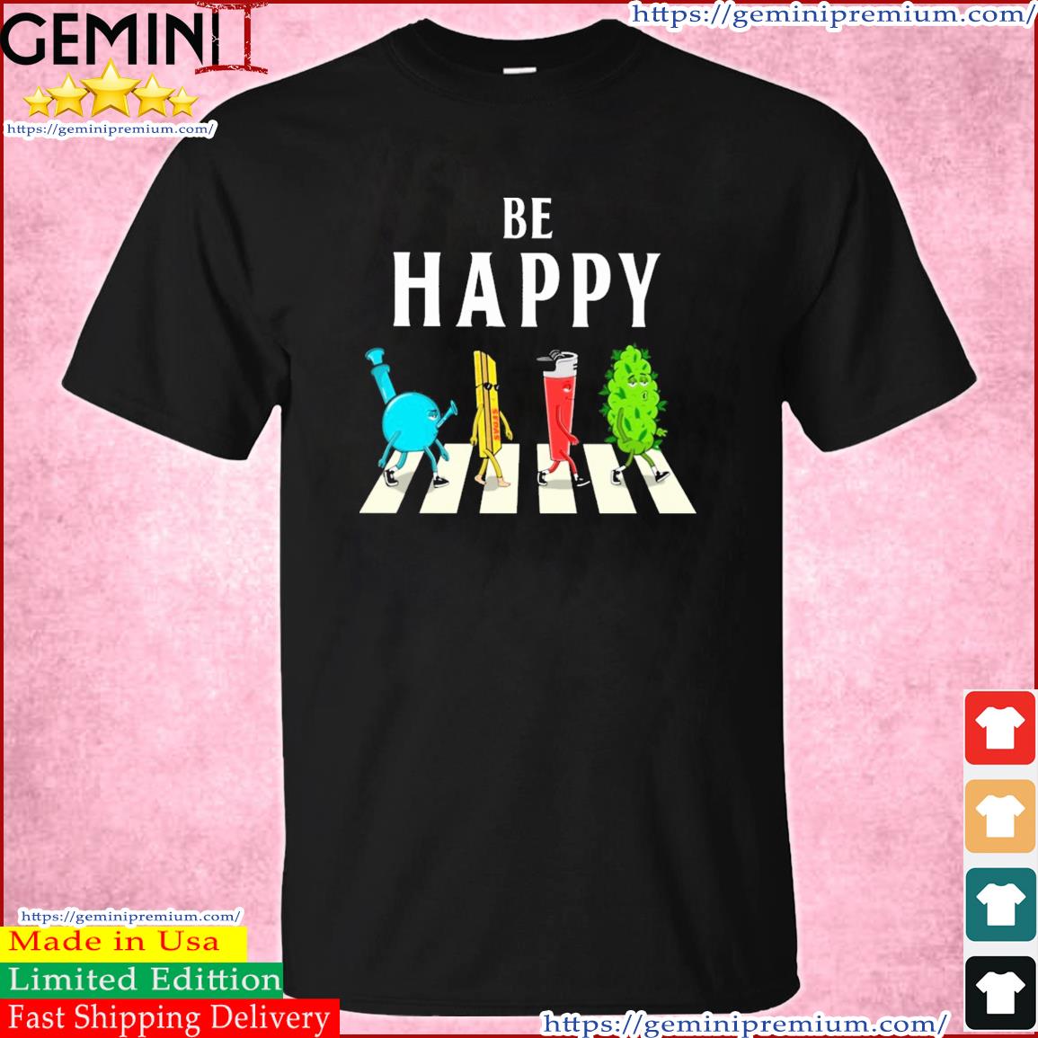 Science Be Happy Abbey Road Shirt