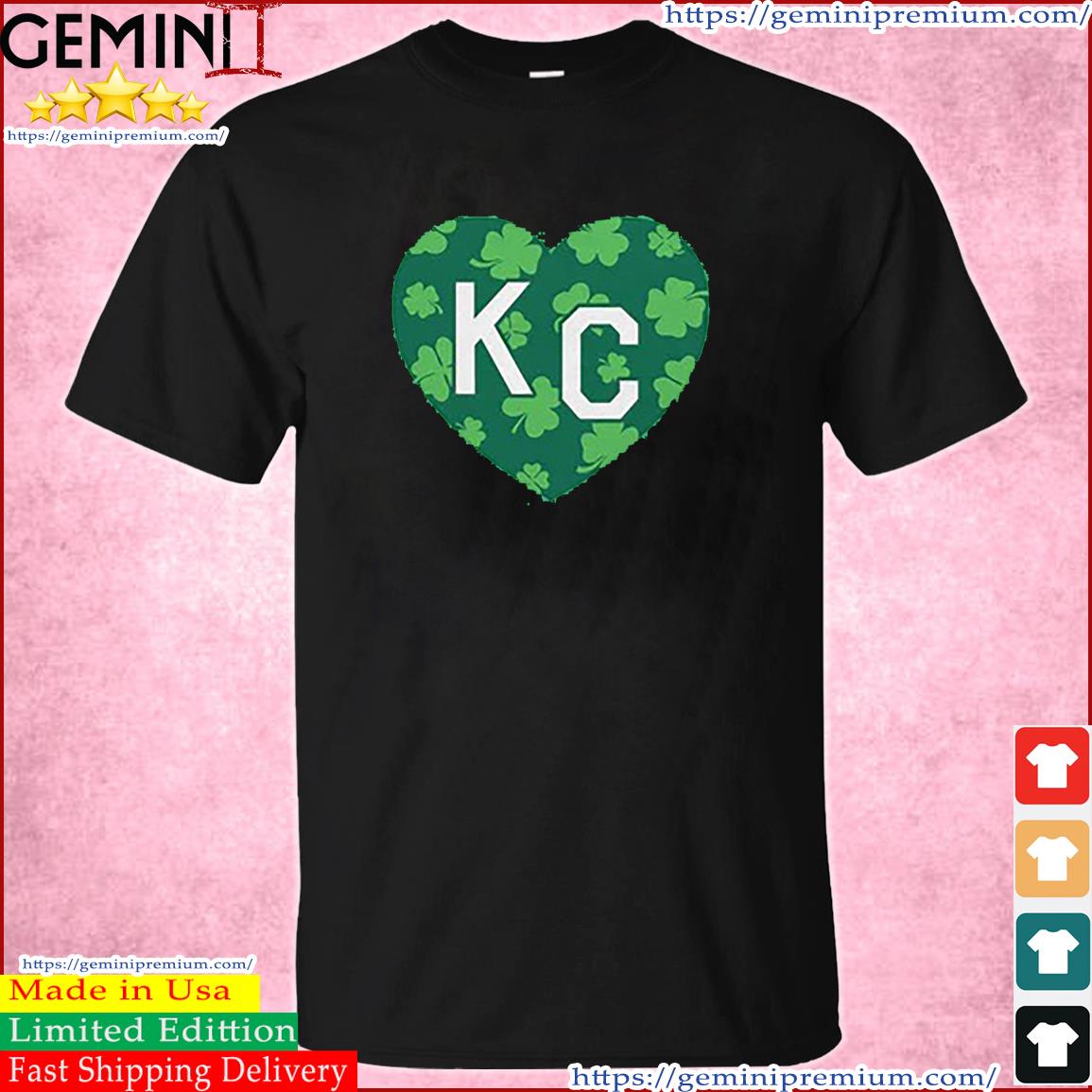 Shamrock KC Heart St. Patrick's Day shirt