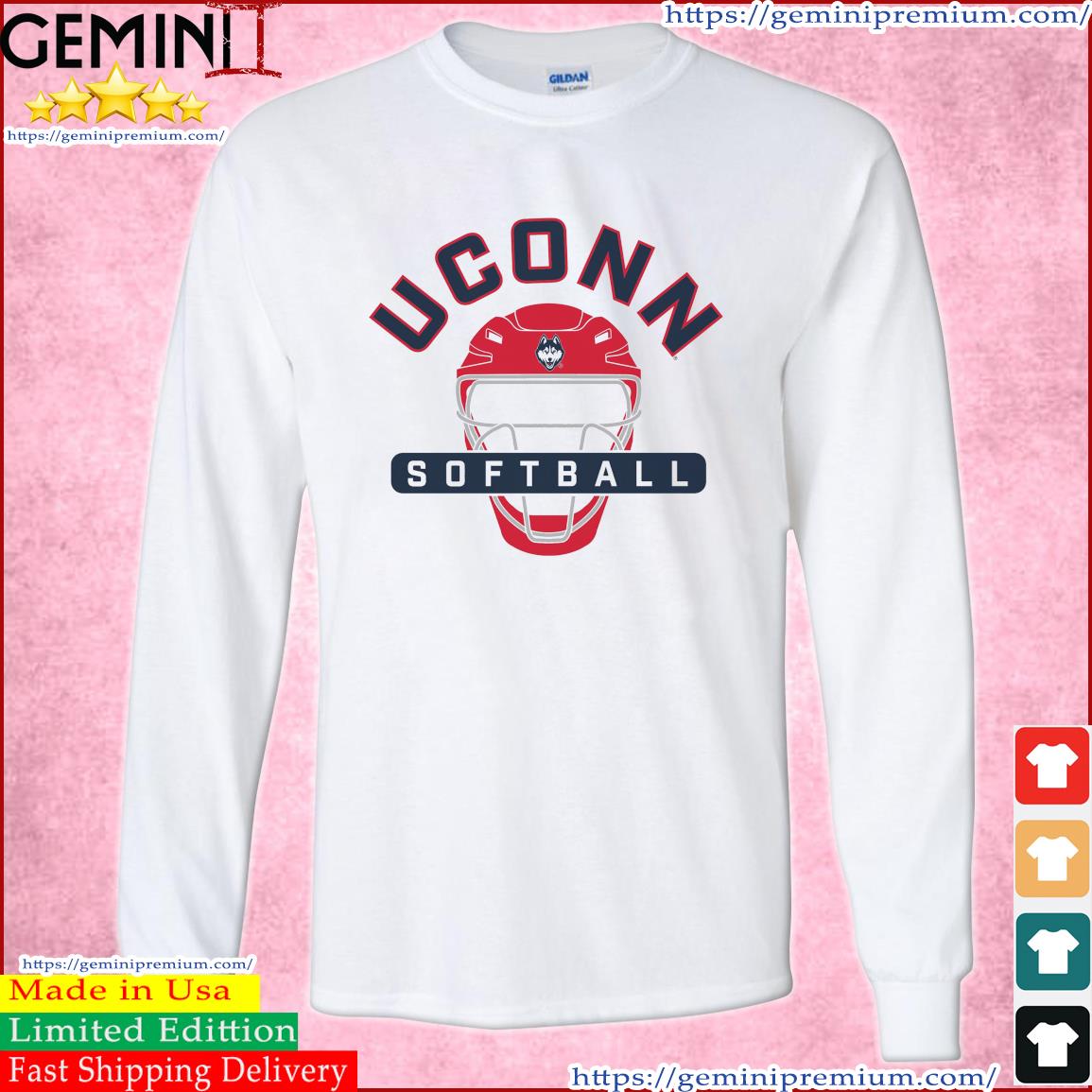 Uconn Huskies Team Catcher Softball Shirt Long Sleeve Tee