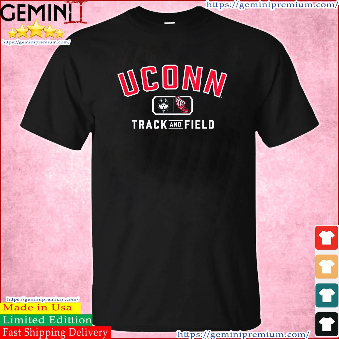 Uconn Huskies Track & Field Lock-up Shirt