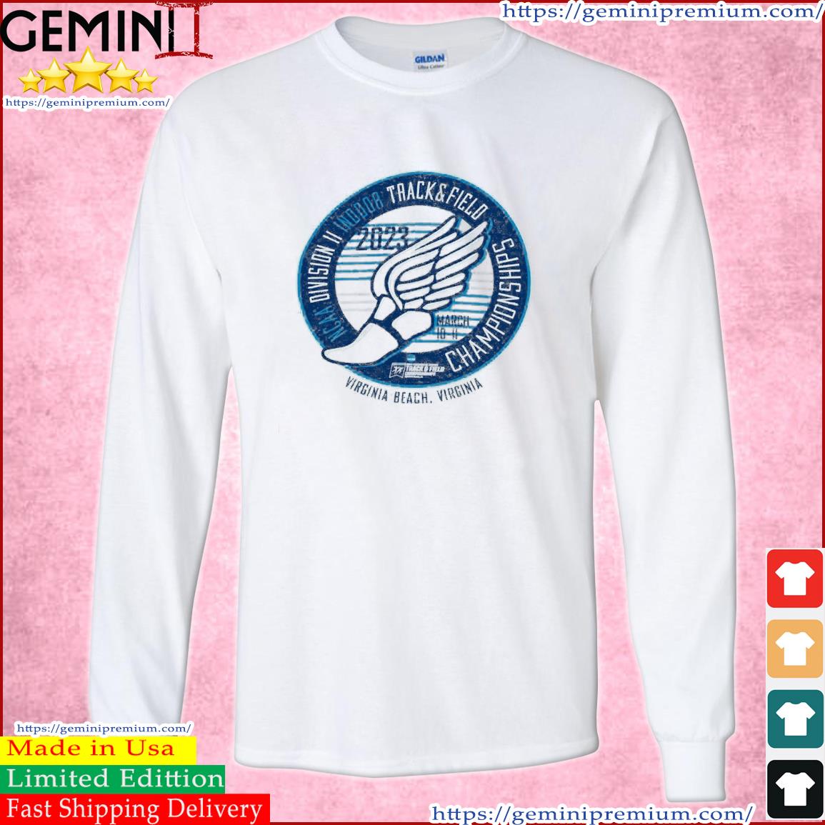 2023 NCAA DII Indoor Track & Field Championship Vintage Shirt Long Sleeve Tee