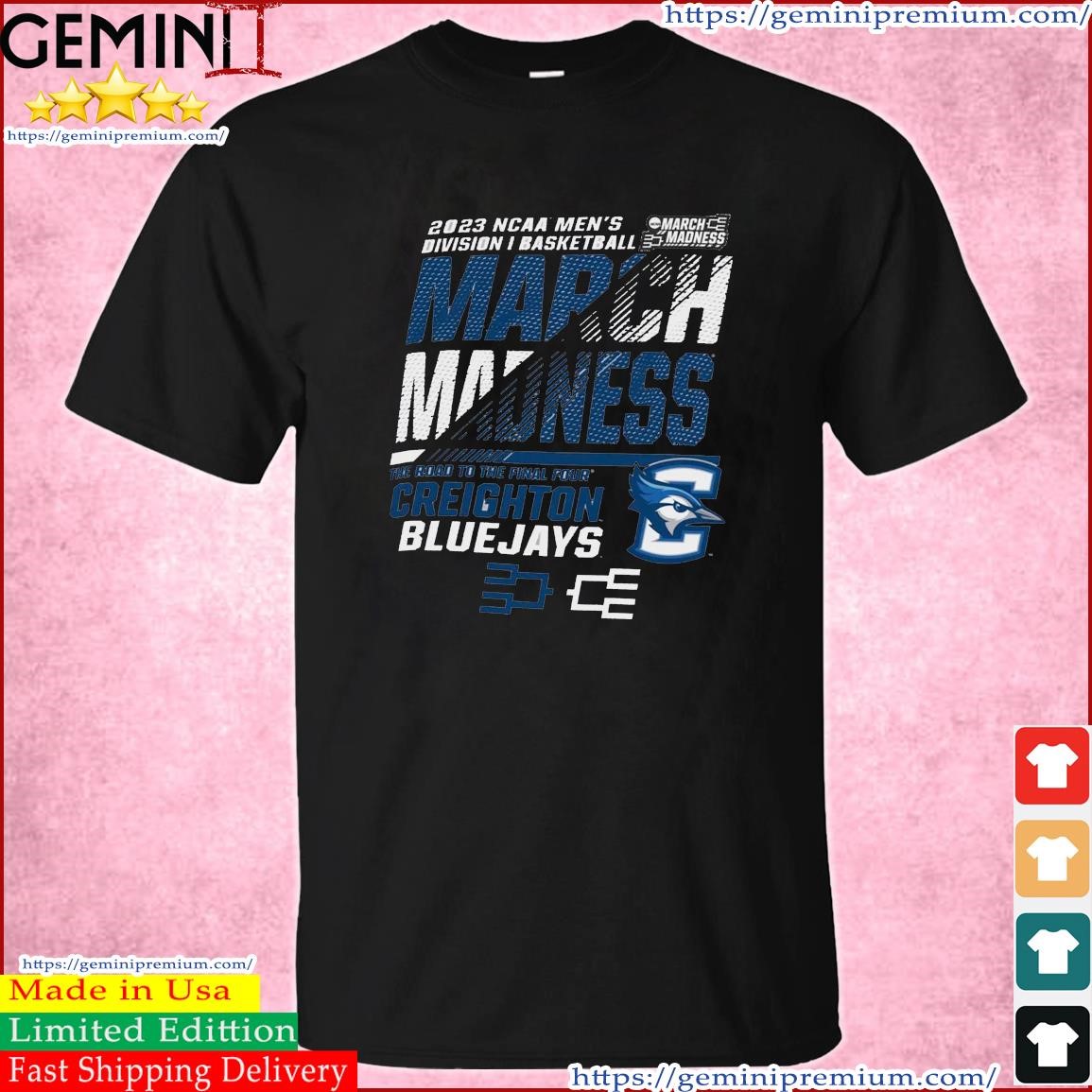 Creighton Men's Basketball 2023 NCAA March Madness The Road To Final Four Shirt