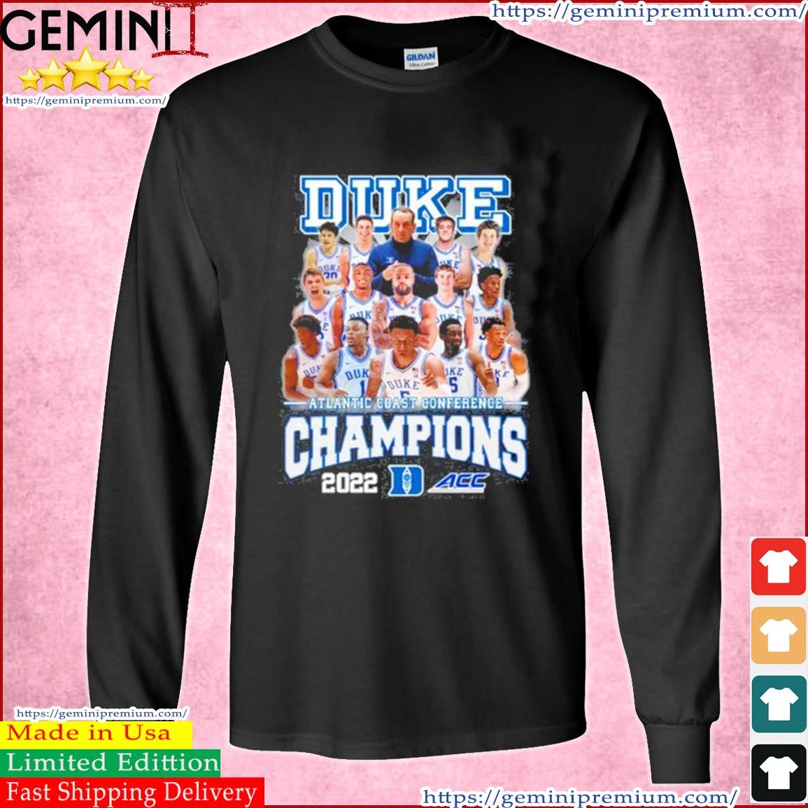 Duke Men’s Basketball Atlantic Coast Conference Champions 2023 Acc Shirt Long Sleeve Tee.jpg