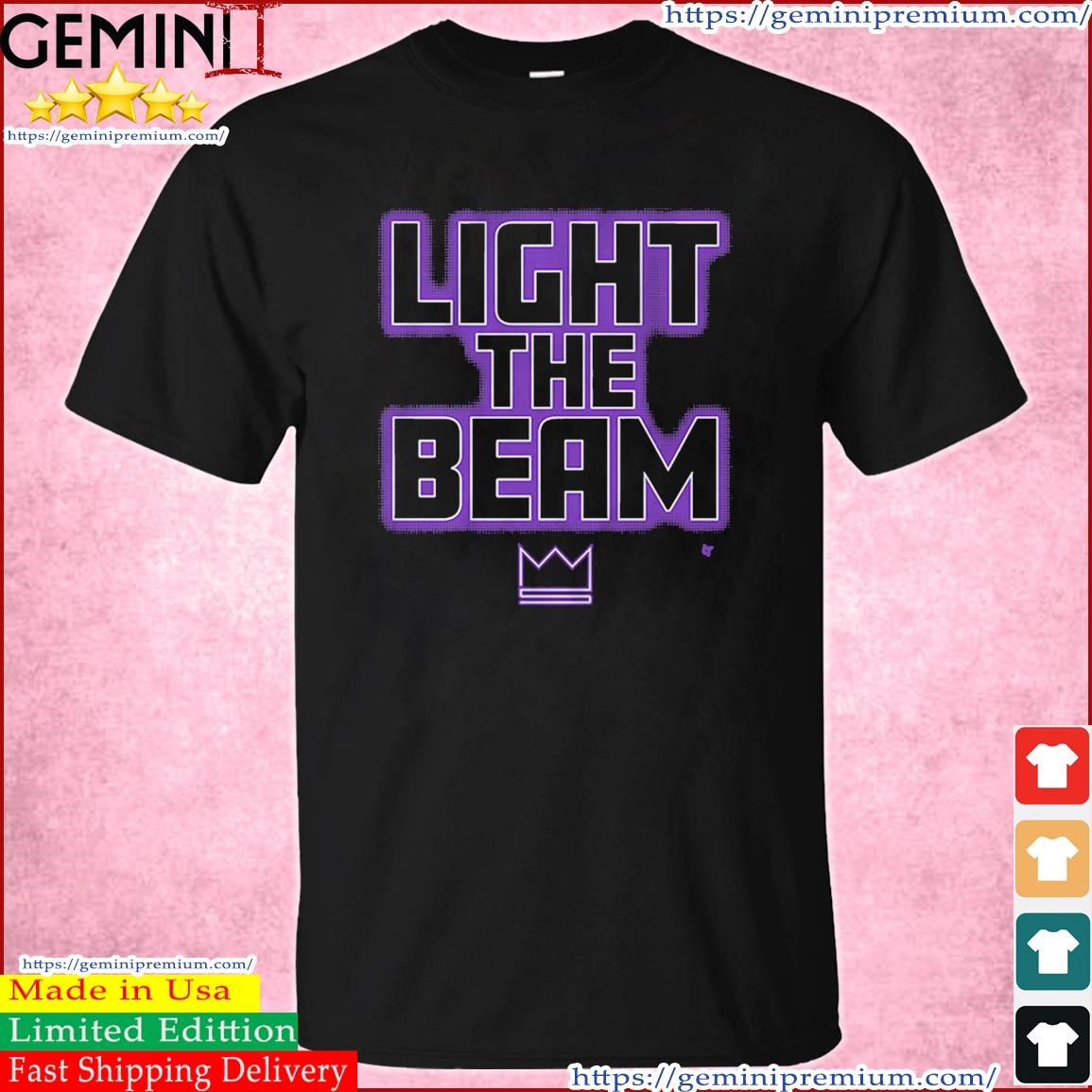 Light The Beam Sacramento Kings NBA Basketball Shirt