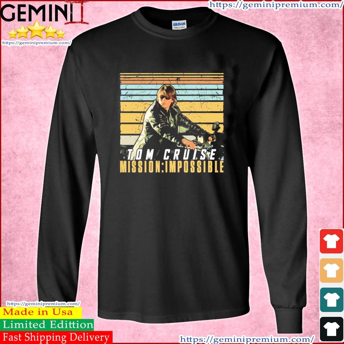 Mission Impossible Retro Movie Section 2 Tom Cruise Shirt Long Sleeve Tee.jpg