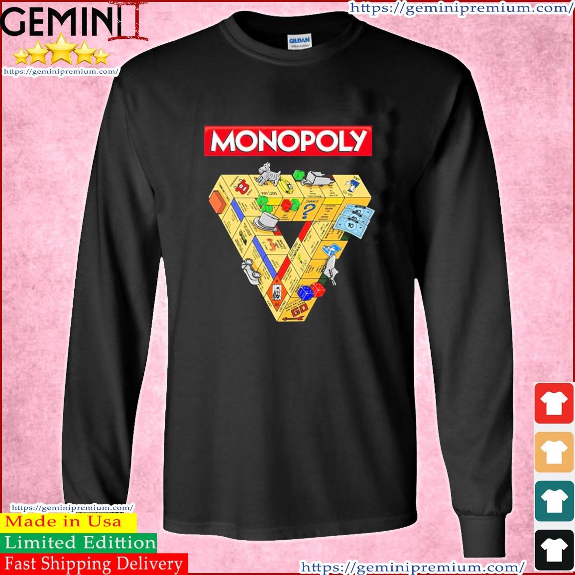 Monopoly Man Throwing Money Shirt Long Sleeve Tee.jpg