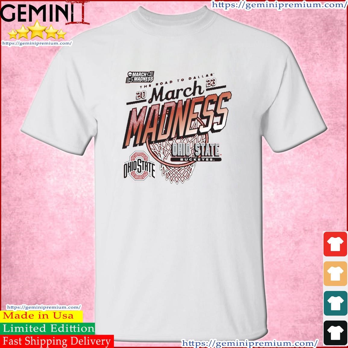 Ohio State Buckeyes Women's Basketball 2023 NCAA March Madness The Road To Dallas Shirt