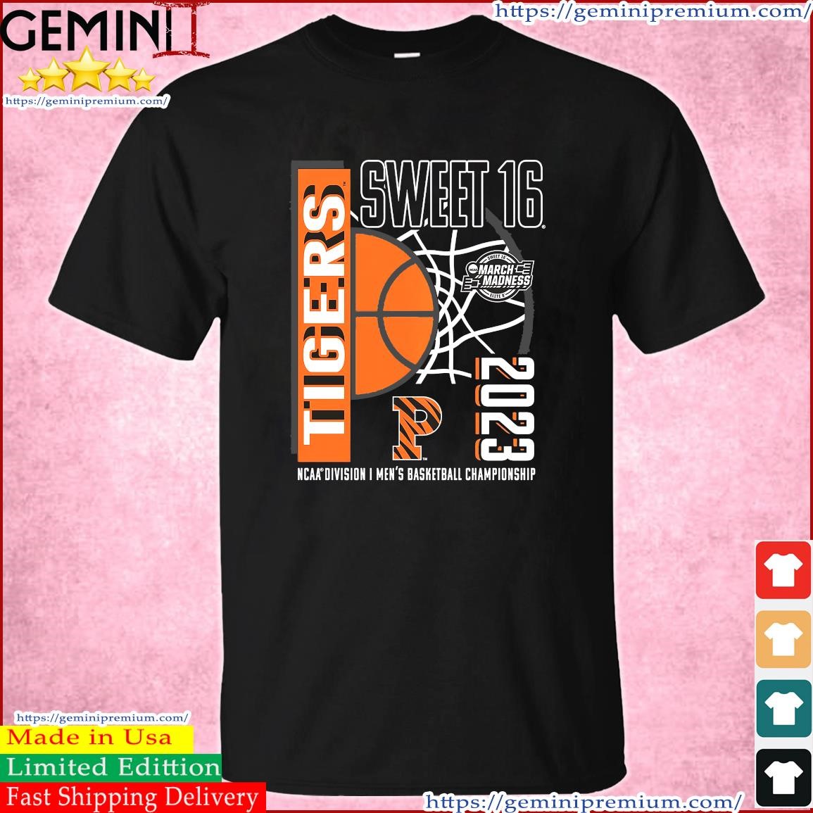 Princeton Tigers Men's Basketball NCAA March Madness Sweet Sixteen 2023 Shirt