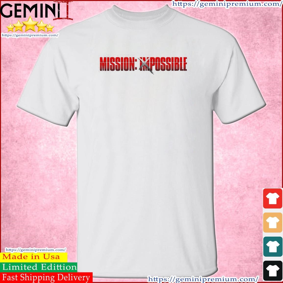 Red Logo Tom Cruise Mission Possible Shirt
