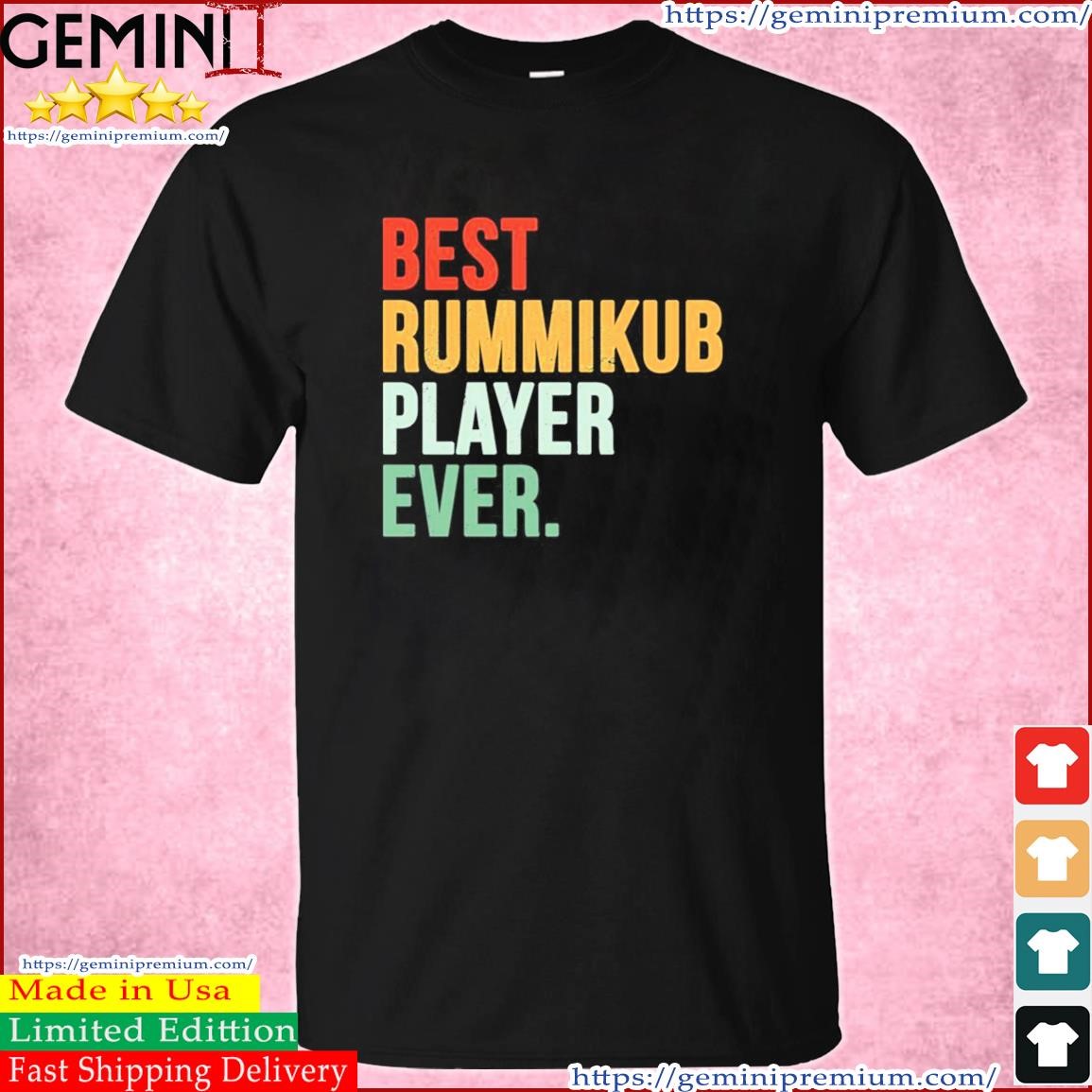 Rummikub Player Ever Grunge Boardgame Shirt