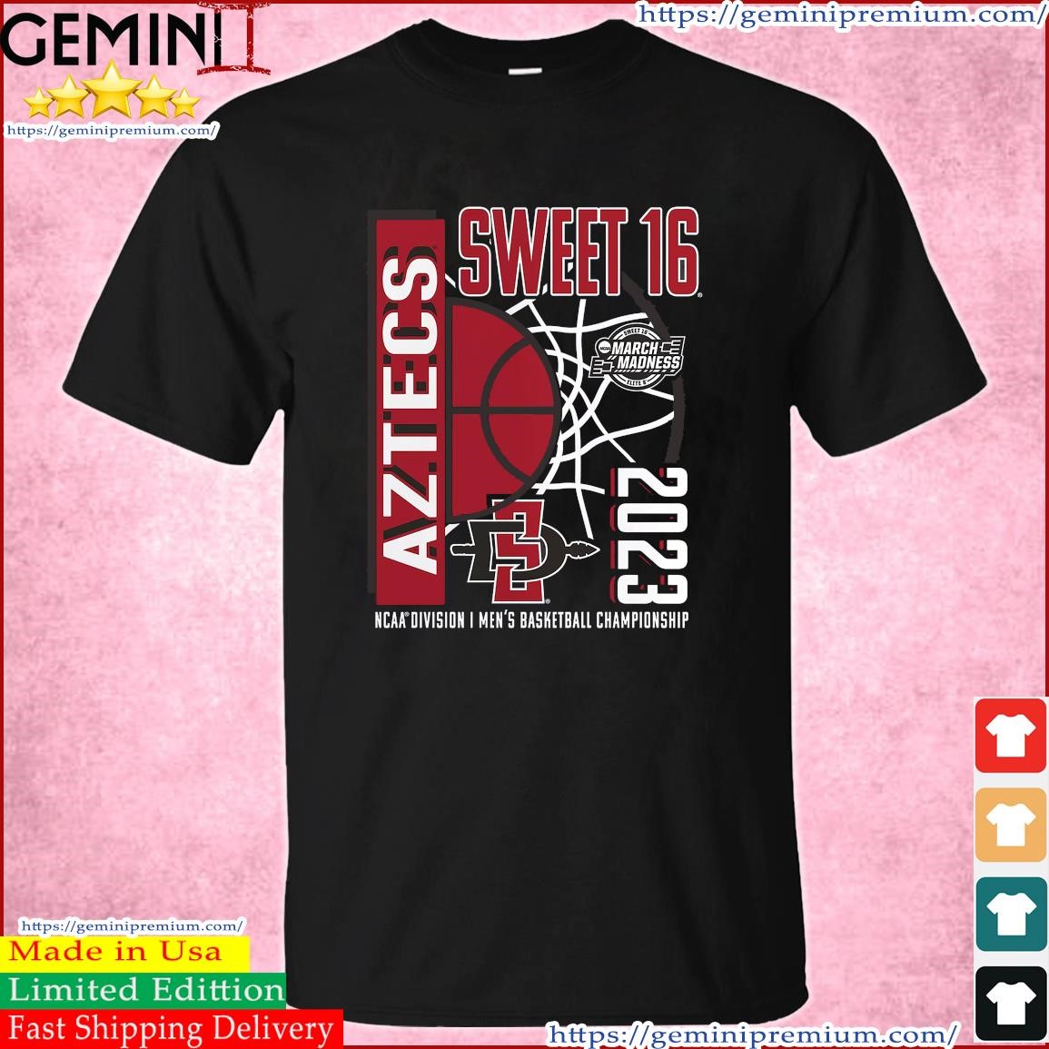 SDSU Men's Basketball NCAA March Madness Sweet Sixteen 2023 Shirt