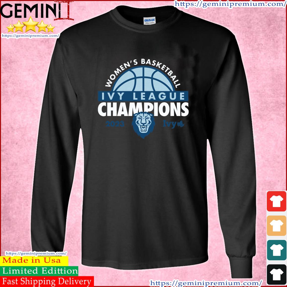 Columbia Lions 2023 Ivy League Women's Basketball Regular Season Champions Shirt Long Sleeve Tee