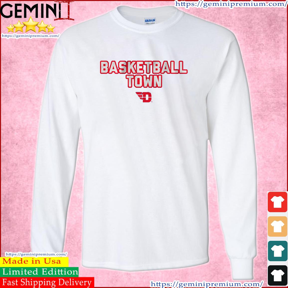 Dayton Basketball Town Shirt Long Sleeve Tee