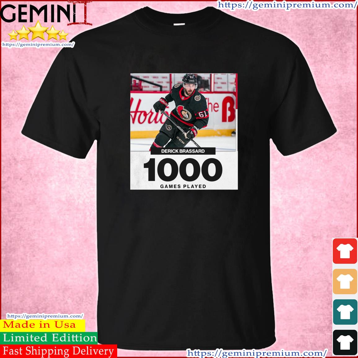 Derick Brassard 1,000 Games Played Shirt