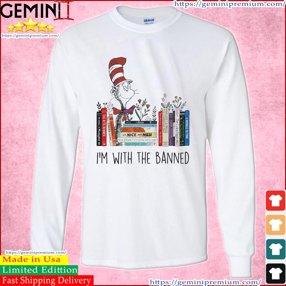 Dr Seuss I'm With The Banned Shirt Long Sleeve Tee