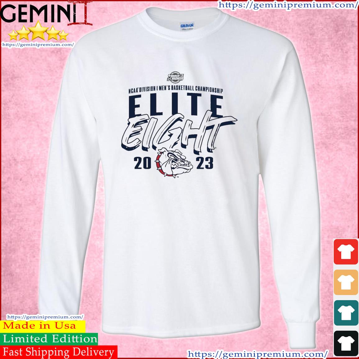 Gonzaga University Men's Basketball NCAA Elite Eight 2023 Shirt Long Sleeve Tee