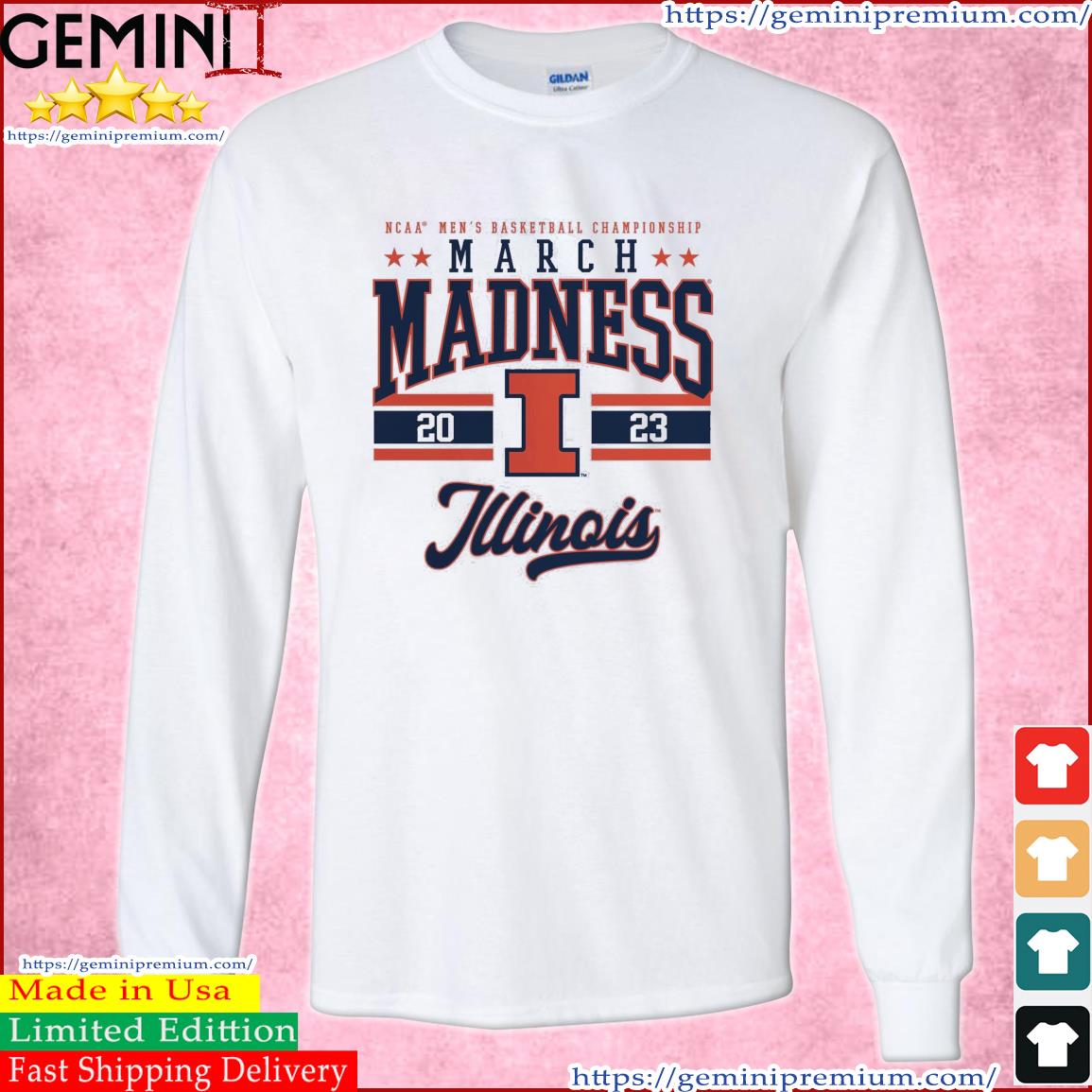 Illinois Fighting Illini NCAA Men's Basketball Tournament March Madness 2023 Shirt Long Sleeve Tee