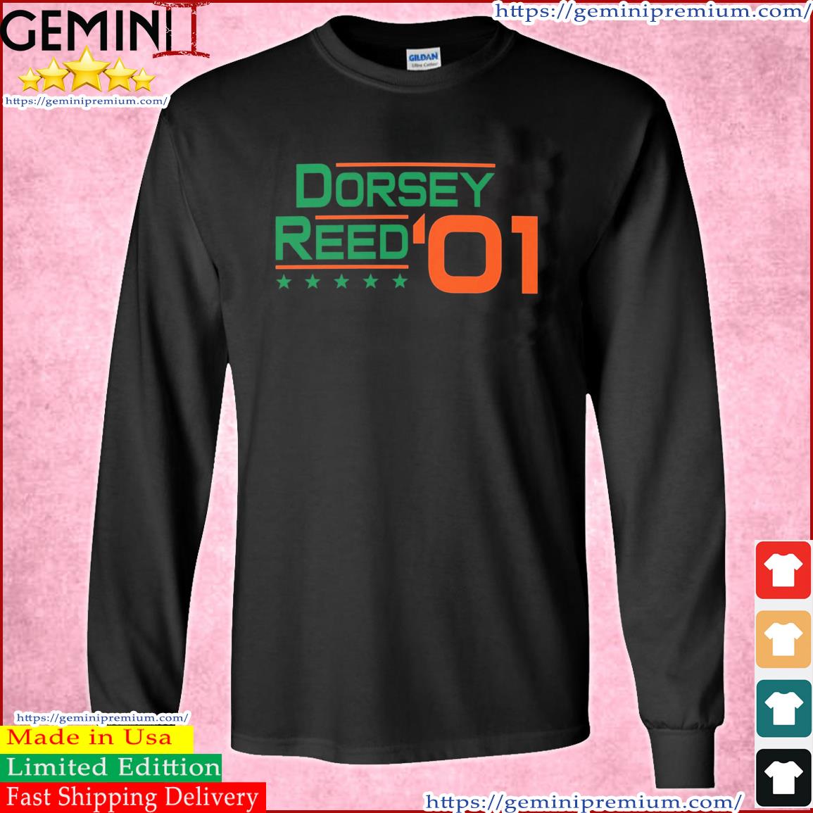 Miami Hurricanes Dorsey Reed '01 Shirt Long Sleeve Tee