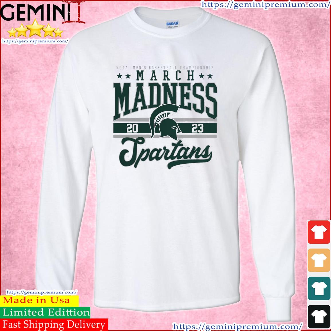 Michigan State Spartans NCAA Men's Basketball Tournament March Madness 2023 Shirt Long Sleeve Tee