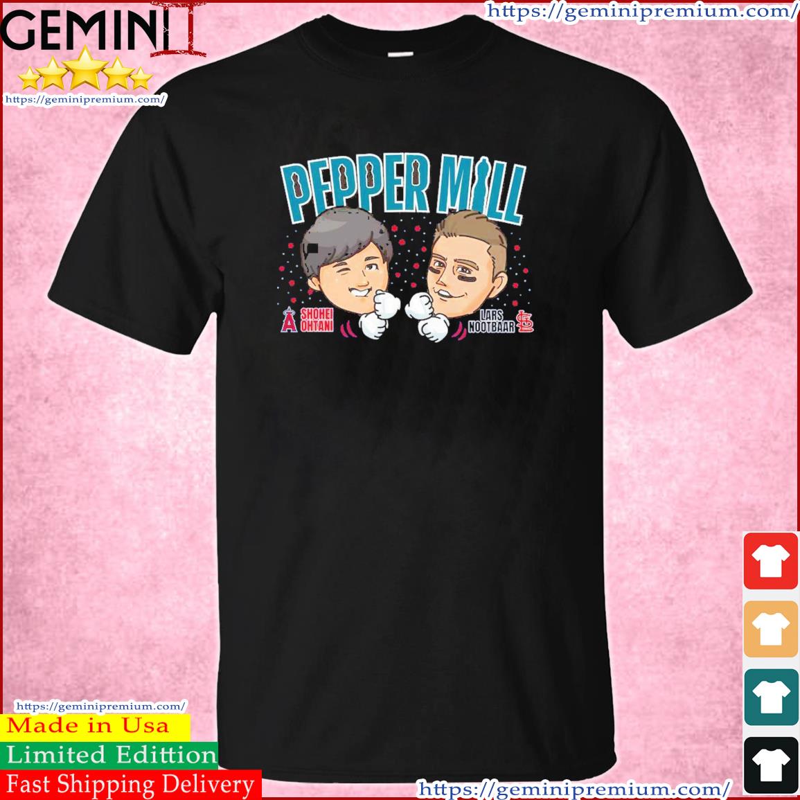 Pepper Mill Shohei Ohtani Vs Lars Nootbaar T-shirt