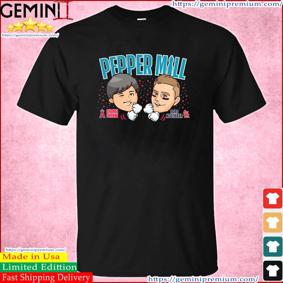 MLB Pepper Mill 2023 Shohei Ohtani x Lars Nootbaar Shirt