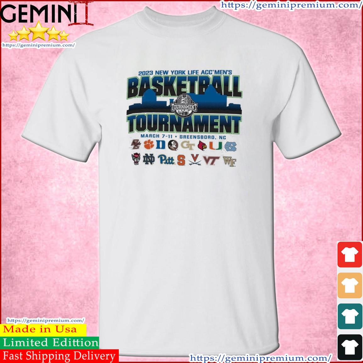 New York Life 2023 ACC Men's Basketball Championship Shirt