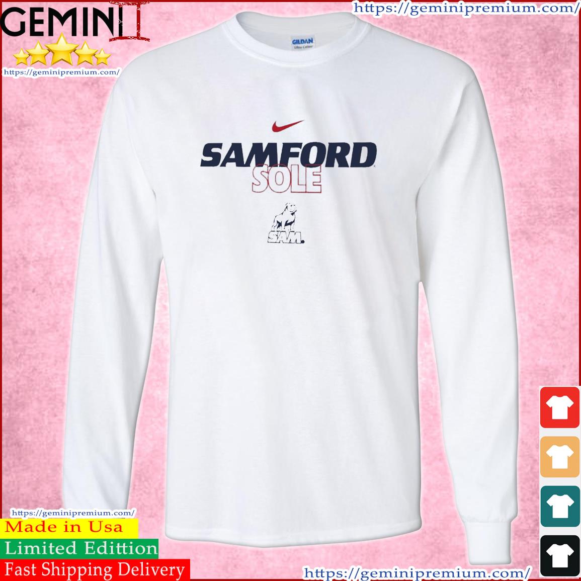 Samford Bulldogs Nike Samford Sole Shirt Long Sleeve Tee