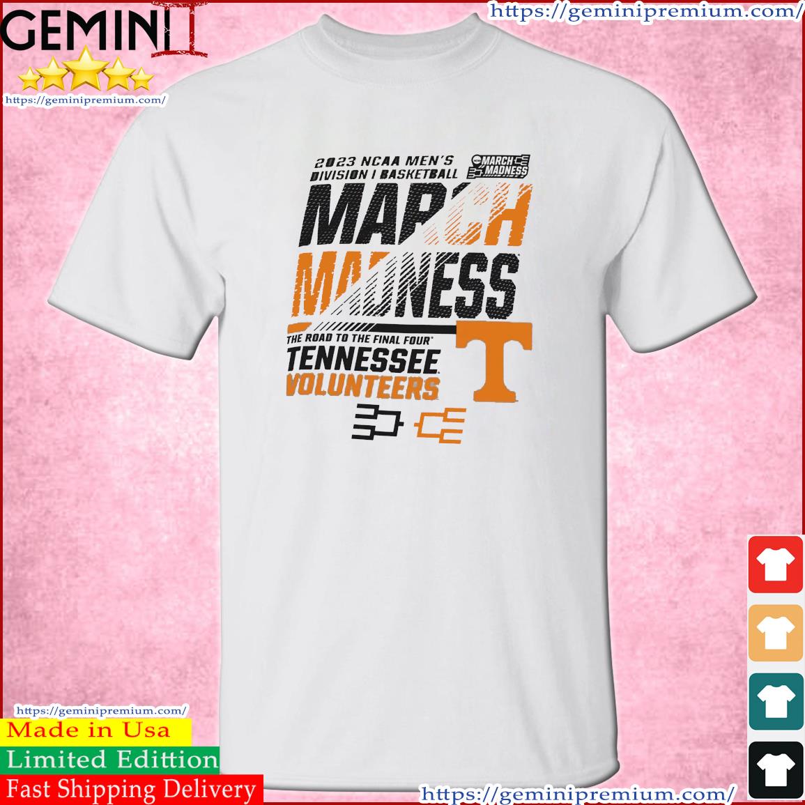 Tennessee Volunteers Men's Basketball 2023 NCAA March Madness The Road To Final Four Shirt