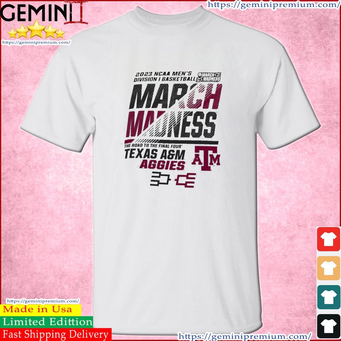 Texas A&M Men's Basketball 2023 NCAA March Madness The Road To Final Four Shirt