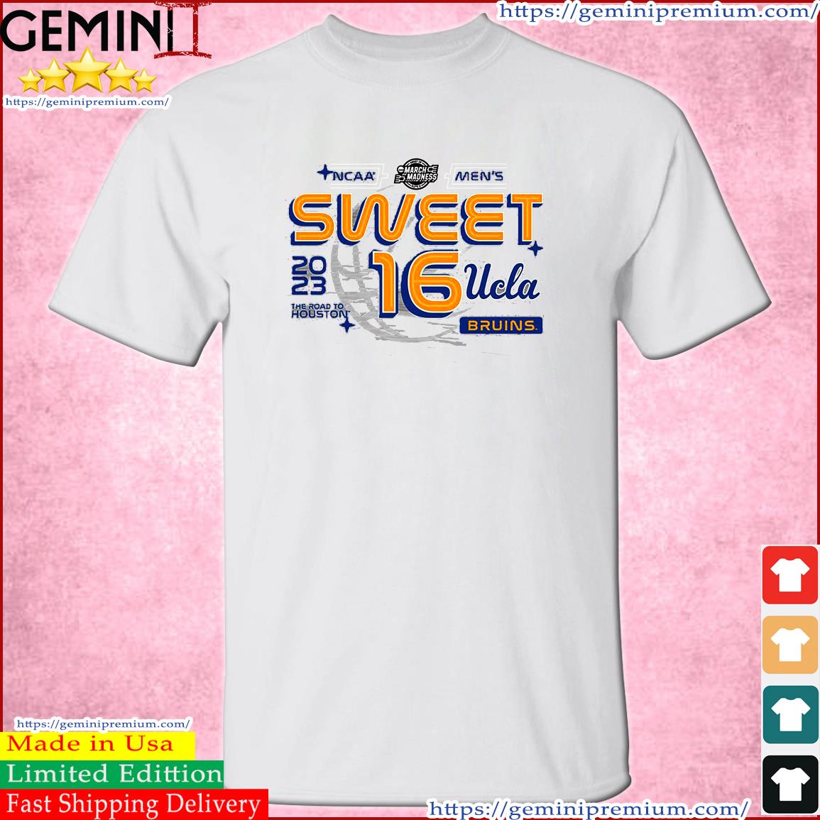 UCLA 2023 Sweet Sixteen Men's Basketball The Road To Houston Shirt