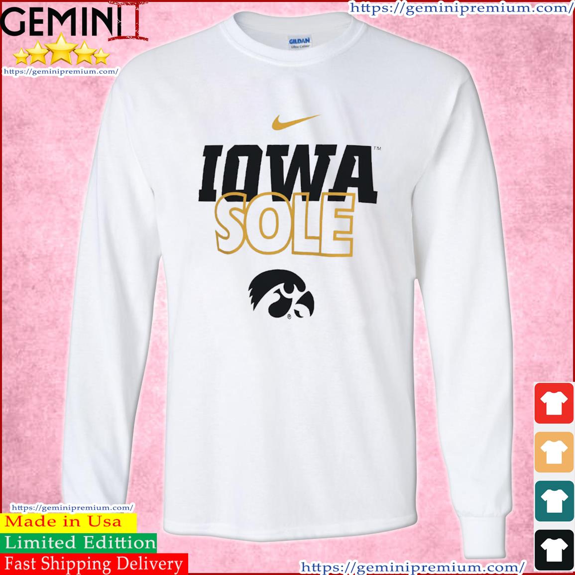 University of Iowa Basketball Nike Iowa Sole s Long Sleeve Tee