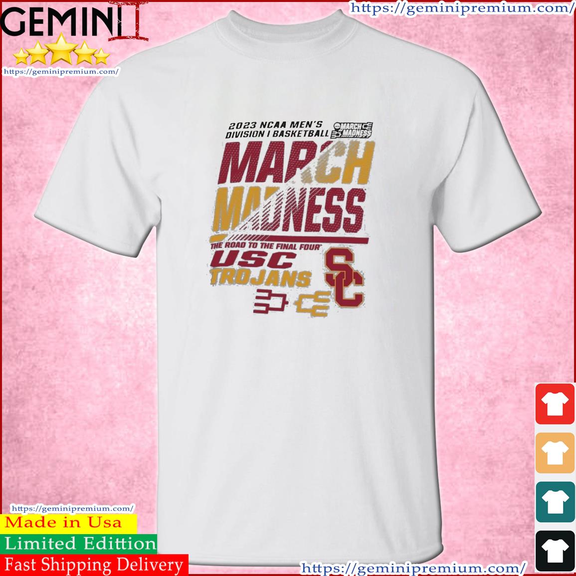USC Men's Basketball 2023 NCAA March Madness The Road To Final Four Shirt