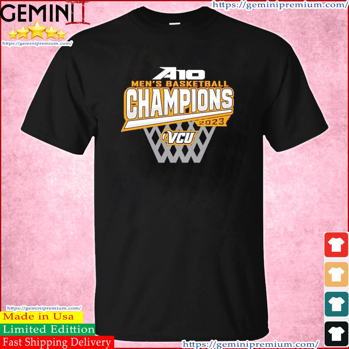 VCU Rams 2023 Atlantic 10 Men's Basketball Conference Tournament Champions Locker Room Shirt