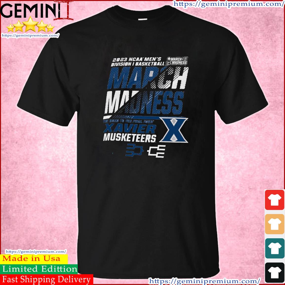 Xavier Men's Basketball 2023 NCAA March Madness The Road To Final Four Shirt