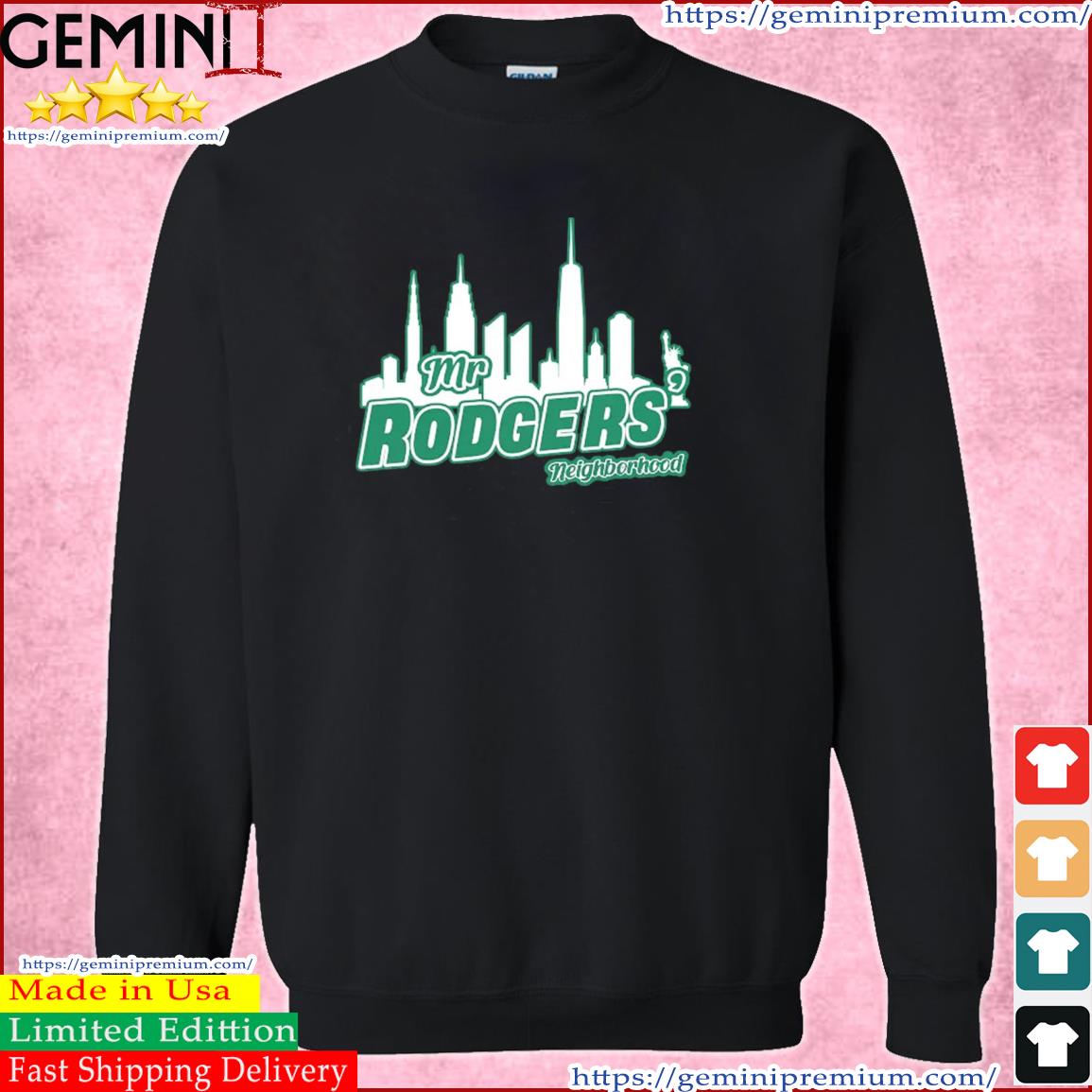 Aaron Rodgers New York Jets Mr. Rogers Neighborhood shirt, hoodie, sweater,  long sleeve and tank top