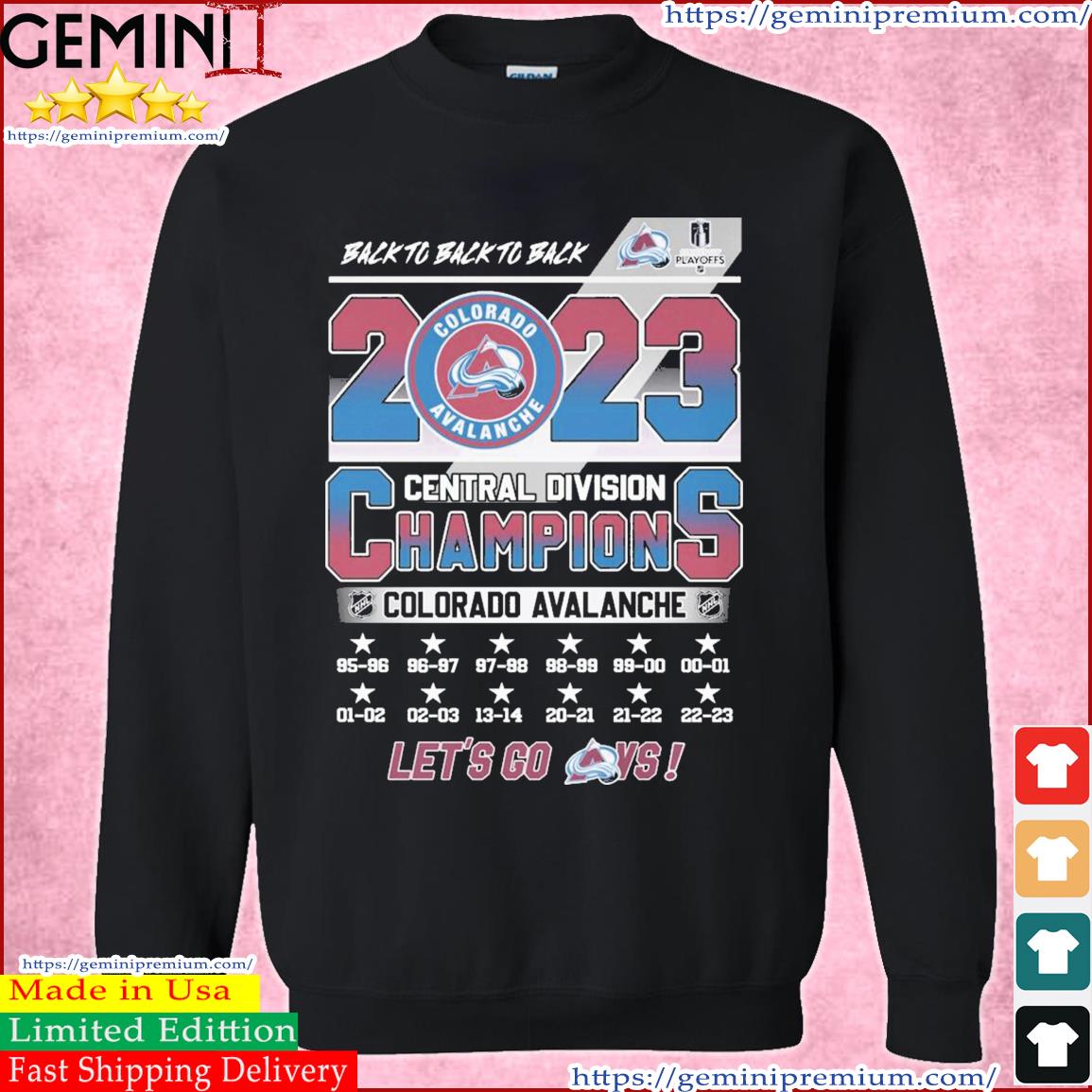 Colorado Avalanche 2023 Central Division Champions Shirt, hoodie, sweater,  long sleeve and tank top