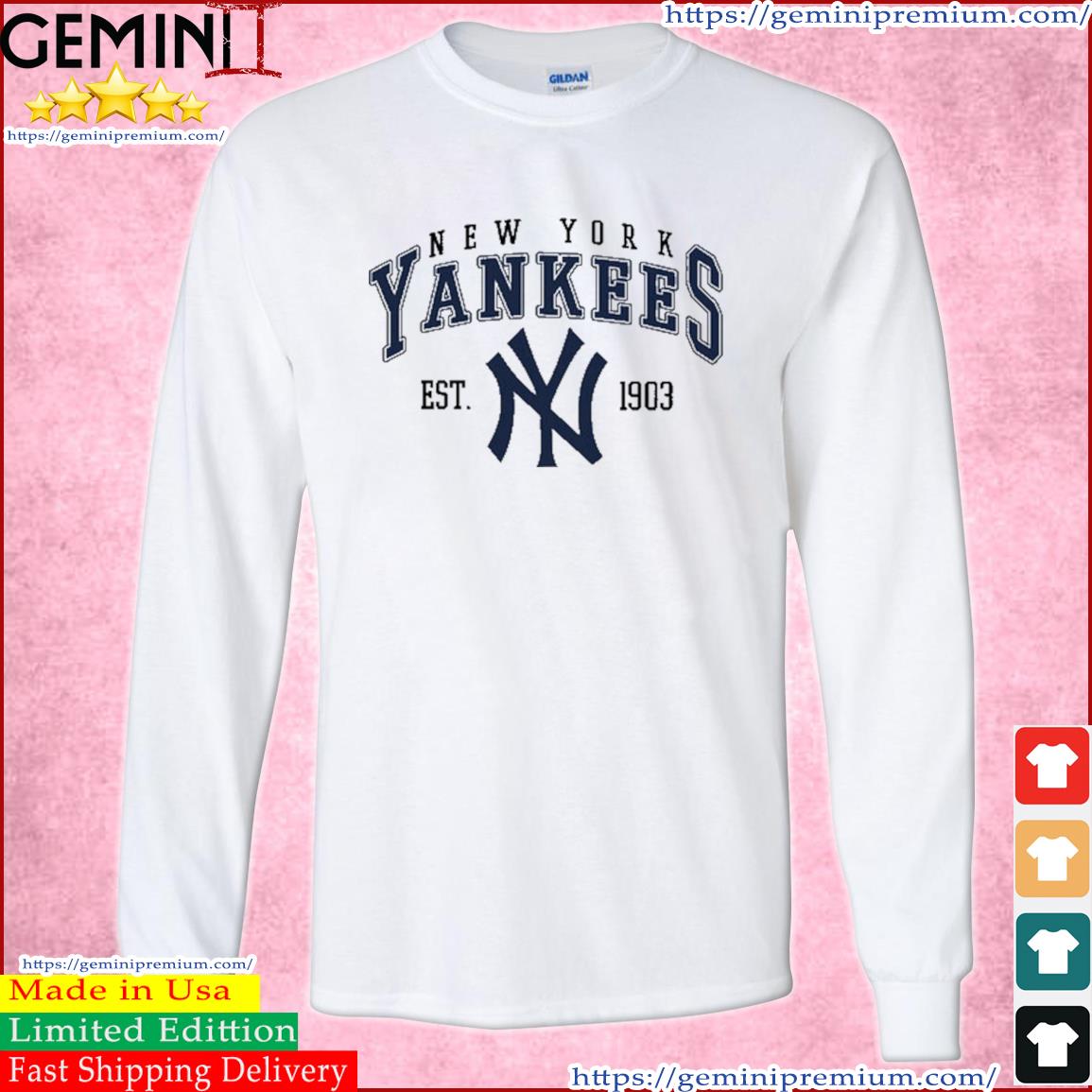 Vintage 90s MLB New York Yankees Shirt, New York Yankees EST 1903