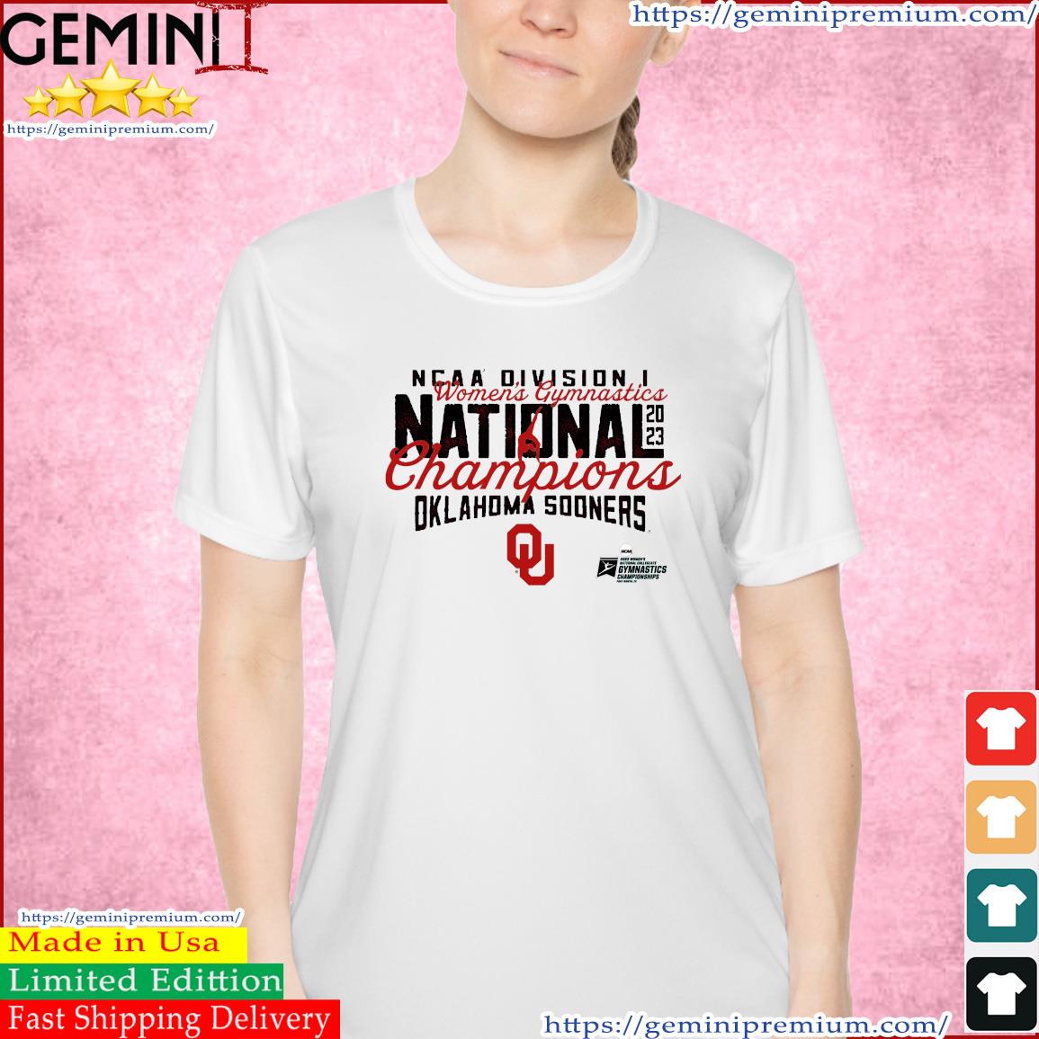 Oklahoma Sooners 2023 NCAA DI Women's Gymnastics National Champions Shirt Ladies Tee