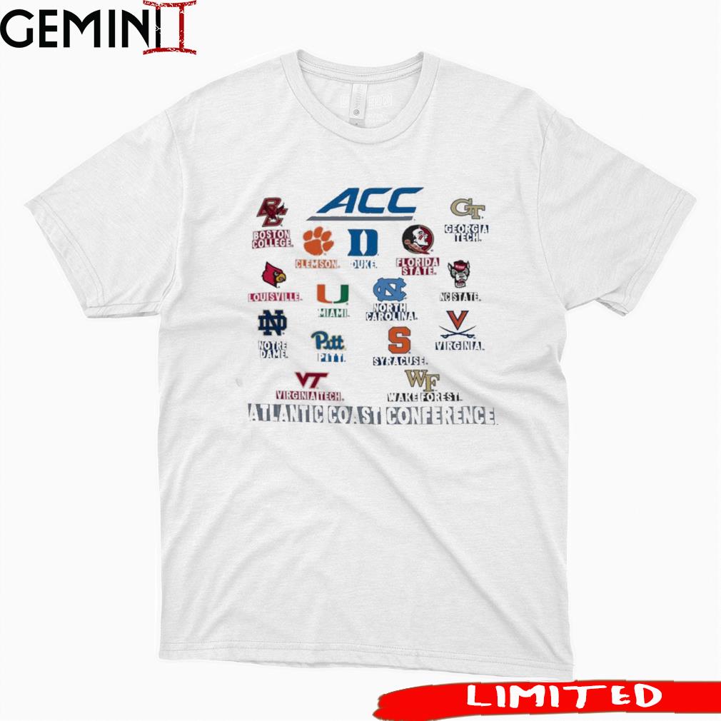 2023 ACC Atlantic Coast Conference All Teams shirt