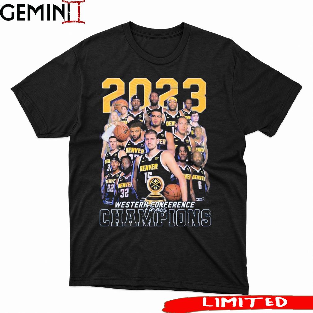2023 Western Conference Finals Champions Denver Nuggets T-Shirt